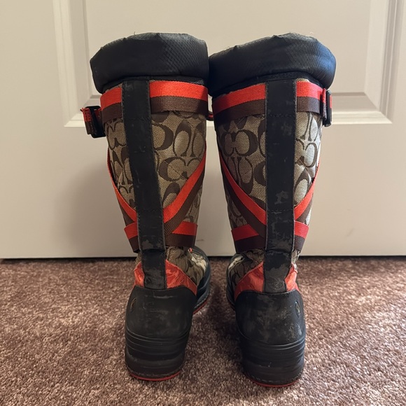 Coach winter boots. Size 7.5M. Above the calf. - Picture 13 of 13